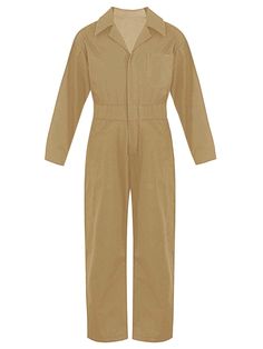 PRICES MAY VARY. Made of high quality material, light weight, soft, breathable and comfortable for wearing The jumpsuit features with long sleeves and turndown collar, simple solid color design Zipper closure in the front, easy to put on or take off, very convenient, fashion coverall style Suitable for any occasion, for example, casual wear, performance wear, photo shoot and so on Size Table means age ranges for boys, but they are for general guidance only, hand wash cold Set Include: 1Pc Jumpsu Mechanic Costume, Mechanic Coveralls, Baby Costumes Girl, Zipper Jumpsuit, Coverall Jumpsuit, Flight Suit, Suit Jumpsuit, Jumper Outfit