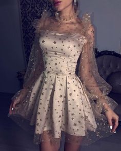 Champagne Bubble Sleeves Homecoming Dresses,See Through Long Sleeves Homecoming Dresses,A-line Homecoming Dresses,108 Grey Homecoming Dress, Long Sleeve Homecoming Dress, Burgundy Homecoming Dress, Dresses Hoco, Short Party Dresses, Homecoming Dress Short, Long Sleeve Homecoming Dresses, Dresses Tulle, 파티 드레스