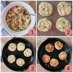 steps to make crab cakes in a cast iron skillet and then frying them