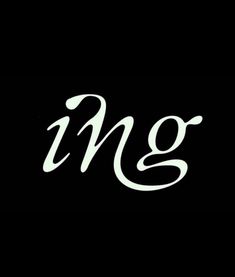 the letters m and g are white on black