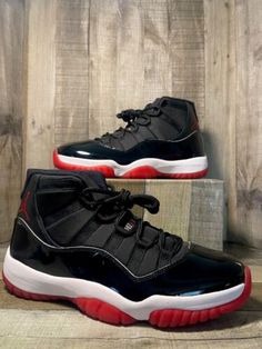 ad eBay - Find many great new & used options and get the best deals for 2019 Nike Air Jordan (11)XI Retro Bred (378037-061)High BBall Sneakers Sz M/12 at the best online prices at eBay! Free shipping for many products! Jordan 11 Bred, Nike Air Jordan 11, Hiking Sandals, Air Jordan 11, Basketball Sneakers, Jordan 11, Nike Air Jordan, Nice Shoes, Air Jordan