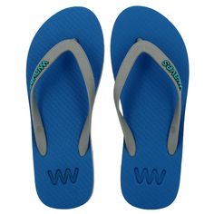 Laid-back and colorful, our light blue and gray men's flip flops will add comfort and style to your summer attire. Perfect for the beach, camping or strolling the streets, these rubber flip flops feature durable thong straps, anti-slip bottoms and a natural rubber sole that forms to your feet for targeted support. Ever Rubber Flip Flops, Sustainable Shopping, Summer Attire, Beach Camping, Mens Slippers, Natural Rubber, Womens Flip Flop, The Streets, Shoe Brands