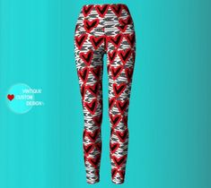 Excited to share the latest addition to my #etsy shop: LOVE LEGGINGS WOMENS Heart Print Cupid's Arrow Yoga Pants Red and White and Grey Valentine's Day Leggings Valentine's Day Gift for Her https://etsy.me/2W7nXI2 #clothing #women #trousers #red #engagement #valentines Heart Leggings, Women Trousers, Cupids Arrow, Valentines Day Gifts For Her, Performance Wear, Valentines Day Hearts, Eco Fashion, Art Clothes, Printed Leggings