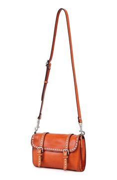 A classic and compact crossbody bag designed with rich leather and stylish exposed stitching makes it an amazing everyday go-to. Front flap closure Removable, adjustable crossbody/backpack strap Lined Leather Imported Cognac Saddle Bag Satchel With Adjustable Strap, Leather Saddle Bag With Detachable Strap For Fall, Cognac Shoulder Bag With Adjustable Strap For Fall, Fall Leather Saddle Bag With Detachable Strap, Leather Saddle Bag For Fall, Crossbody Style, Fall Leather Backing Crossbody Shoulder Bag, Fall Leather Back Crossbody Shoulder Bag, Fall Leather Crossbody Shoulder Bag, Fall Crossbody Shoulder Bag With Leather Backing