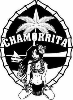 the logo for chamorria, a hawaiian restaurant and bar in san francisco