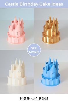 castle birthday cake ideas from prop options