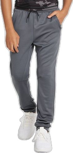 Gray Jogging Pants With Ribbed Waistband, Sporty Gray Pants With Comfort Waistband, Gray Sporty Pants With Comfort Waistband, Gray Elastic Waistband Jogging Pants, Gray Jogging Pants With Elastic Waistband, Casual Straight Leg Joggers With Elastic Side Panels, Relaxed Fit Joggers With Hip Pockets For Sports, Sports Joggers With Hip Pockets And Tapered Leg, Casual Joggers With Elastic Side Panels