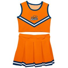 Bucknell University Bison Vive La Fete Game Day Orange Sleeveless Cheerleader Set Black Cheerleaders, Davidson College, Texas Tech Red Raiders, Red Raiders, University Of Arkansas, The Games, Black Sleeveless, Look Cool, Soft Knits