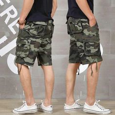 Men's Cargo Shorts Baggy Shorts Multi Pocket 6 Pocket Camouflage Outdoor Streetwear, Tactical Cargo Pants, Baggy Shorts, Cargo Pants Outfit, Mens Fashion Classic, Hiking Shorts, Camo Shorts, Cargo Shorts Men, Mens Cargo