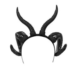 Gothic Horn Hoop Headband Animal Exhibition Cosplay Deluxe Costume Horns Features: : These hair clips are perfect for ladies of all ages, wearing for a great look everyday. Designed to hold the hair in place, soft grips no ouch, excellent quality and great for thin hair to thick hair. Material: This hair clips made of highs quality, it is strong and durable, it can hold your hair tightly all day long without pull your hair, not to worry about fading. Which is very suitable for sharing with your Horns Costume, Antelope Horns, Cosplay Horns, Goat Horns, Halloween Accessories Hair, Horn Headband, Dark Witch, Black Headband, Estilo Preppy