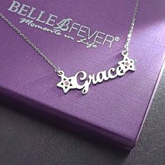 Find the perfect way to show your love and appreciation with a personalised name necklace from Belle Fever. Our custom name necklaces are the perfect gift for any occasion, whether it's a birthday, anniversary, or just because. Each necklace is handcrafted with care and attention to detail by the talented team at Belle Fever, ensuring a high-quality piece of jewellery that will be treasured for years to come.The name of your loved one holds so many stories and memories, and it's a special and me Personalised Jewellery, Custom Name Necklace, Name Necklaces, Name Necklace, Birthday Anniversary, Personalized Jewelry, Custom Name, Just Because, Birthstone