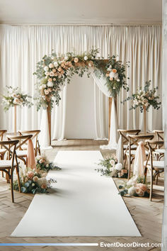 How to create a Breathtaking Ceremony Arch for Your Special Day! Indoor Wedding Alter Ideas, Wedding Arrangements Ceremony, Elegant Summer Wedding Decor, Simple Arch Decoration Wedding, Decoration Wedding Indoor, Outdoor Ceremony Backdrop, Square Arch Wedding, Wedding Arch Indoor, Indoor Wedding Arch