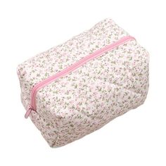 Stylish and compact makeup bag with floral pattern, perfect for everyday use and travel. High-quality and material with zipper closure ensures the safety of your valuables. Versatile design allows for storage of makeup, skincare, toiletries, and small items. Compact size measuring 17.5cm x 10.5cm x 10cm makes it perfect for fitting in your purse. Ideal gift for Mother's Day, birthdays, weddings, and more, offering both functionality and style. Description: Introducing our stylish and functional Coquette Design, Floral Makeup Bag, Floral Makeup, Stylish Makeup, Make Up Tools, Makeup Brush Organization, Small Cosmetic Bags, Toiletries Organization, Chic Pink