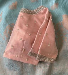 Pink Saree Blouse, Mirror Work Blouse Design, Aari Blouse, New Saree Blouse Designs, Maggam Works