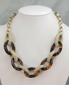 Ann Taylor Large Heavy Solid Iced Rhinestone Chain Lucite Light Gold Tone Metal Statement Necklace. Metal is a very light gold tone metal. Measures 20" Weighs 3.4oz /Heavy and large I will combine shipping, just request an invoice before you pay for your items, thank you. Jewellery For Women, Rhinestone Chain, Women Over 50, Fashion Jewelry Necklaces, Gold Tone Metal, Fashion Watches, Over 50, Ann Taylor, Jewelry Necklace Pendant