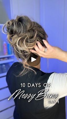 71K views · 5.7K reactions | Karla Kazemi on Reels | Jennifer Lopez · Can't Get Enough Easy Messy Bun Tutorial, Diy Curls, Easy Messy Bun, Messy Bun Tutorial, Messy Updo, Bun Tutorial, Updo Hairstyle, Easy Hairstyle, Messy Bun Hairstyles