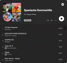 an image of a music player on the app for spanish sommenties, which is also available on iphone or ipad