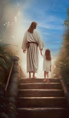 Jesus Walking With Me, Jesus With Me, Jesus With Girl, Gospel Pictures, Jesus And Girl, Jesus In Heaven, Gods Healing, Jesus And Me, Temples Lds