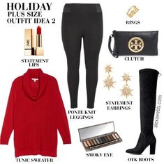 Plus Size Christmas Day Outfits - Alexa Webb Curvy Christmas Outfit Casual, Christmas Outfit Ideas Plus Size, Rainy Day Dress Outfit, Holiday Outfit Ideas, Plus Size Clothing Stores