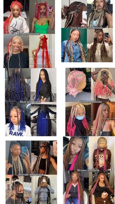 Braid Business, Cornrow Ponytail, Cornrows Braids For Black Women, Cute Hair Colors