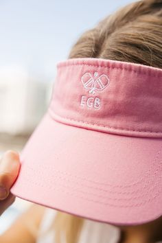 Score a fashion-filled ace with this Pickleball/Tennis Monogram Baseball Hat! Perfect for adding some pickleball pizzazz to your outfit, this stylish hat features a cute custom monogram to let everyone know you're a serious player. Plus, it's the ideal accessory for any sunny day outing, so you can show off your tennis or pickleball pride in style.Details: 100% cotton, bio-washed chino twill Pre-curved visor Hook-and-loop closure Pickleball Fashion, Pickleball Outfit, Monogram Baseball Hat, Pickle Ball, Embroidered Monogram, Accessory Ideas, Kappa Delta, Stylish Hats, Monogram Styles