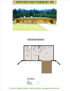 the floor plan for an eco - friendly home