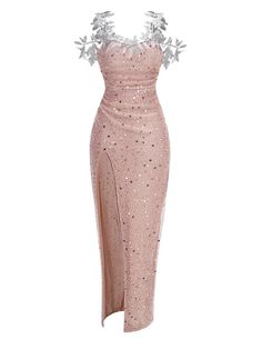 Casey Crystal Leaf Embellished Sequin Maxi Dress - Hot fashionista Embellished Sequin Fabric For Evening Prom, Embellished Sequin Fabric For Prom And Evening Events, Glamorous Embellished Sequin Fabric For Prom, Glamorous Long Sequin Dress, Glamorous Sparkling Sequin Floor-length Dress, Glamorous Maxi Dress With Sequins, Long Sequin Prom Dress, Glamorous Floor-length Sparkling Sequin Dress, Glamorous Floor-length Sequined Dress