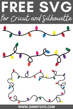 free christmas light svg Christmas Light Border, Christmas Light Svg, Christmas Svg Files Free, Christmas Light Bulbs, Svg Kids, Free Cut Files, Svg Downloads, Christmas Svg Files, Cricut Free