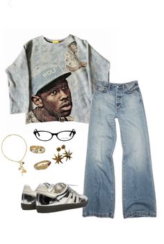 Tyler The Creator Outfits, Simple Accessories, Tyler The Creator, Simple Trendy Outfits, Winter Clothing