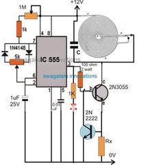 an electronic device circuit diagram showing the current voltages, and its connections to it