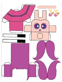 the paper doll is cut out and ready to be made