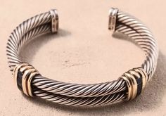 ad eBay - Find many great new & used options and get the best deals for David Yurman Sterling 14k Gold w Lolite Cable Cuff Bracelet at the best online prices at eBay! Free shipping for many products! David Yurman Cable Bracelet, Cable Bracelets, Sterling Jewelry, David Yurman, Arm Candy, Cuff Bracelet, Ebay Finds, Jewelry Collection, Cable