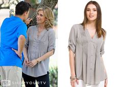 The Lying Game: Season 2 Episode 7 Kristin's Grey Blouse