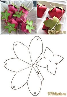 the instructions for how to make paper flowers