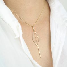 "Geometric Necklace, 14K Solid Gold Geometric Double Layered Necklace, Minimalist Necklace, 14K Solid Gold Casual Necklace, Pendant Necklace ≫ Product Details ◈ Metal: Solid 14K Gold ◈ Gold Weight: Approx. 3.0g ◈ Gold Color: White Gold ◈ Chain Length: 16\" + 2\" adjustable ≫ Please read our FAQ below for more detail." Minimalist Recycled Gold Necklace For Formal Occasions, Minimalist Diamond Cut Pendant Necklace, Minimalist Geometric Jewelry In 14k Gold, Modern Gold Geometric Necklace, Geometric 14k Yellow Gold Jewelry, Minimalist Geometric 14k Gold Jewelry, Minimalist 14k Gold Geometric Jewelry, Geometric Minimalist Formal Jewelry, Gold Geometric Minimalist Necklace