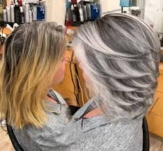 Grey Hair Transformation, Gorgeous Gray Hair, Grey Hair Inspiration, Beautiful Gray Hair, Grey Roots, Gray Hair Cuts, Silver Hair Color, Natural Gray Hair