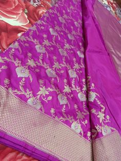 Handmade designer partywear banarasi silk saree for women traditional wedding bridal saree exclusive Bollywood ethnic sari with blouse  Material Pure resham silk Dimensions Length: 5.5 Metres Description PRODUCT DETAILS : Saree Type : Banarasi saree Saree Length : 5.5 Meters blouce leanth... 0.90 metres Saree Weight : 0.650 gms Color : As shown in the picture Work : weaving Occasion: Party Wear, Formal Wear, Festival Wear , Marrige Function Wear, Casual Wear, Regular Use. Washing Instructions : Wedding Bridal Saree, Rani Pink, Saree For Women, Banarasi Silk Saree, Banarasi Saree, Blouse Material, Banarasi Sarees, Bridal Saree, Traditional Wedding