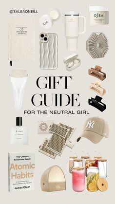 the gift guide for the neutral girl