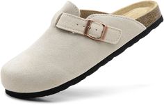 PRICES MAY VARY. CLASSIC SUEDE CLOGS : Made of 100% genuine suede with adjustable metal buckle straps, these womens clogs offer a stylish and flattering touch to your Spring Summer and Fall outfits. A timeless wardrobe essential, perfect for any season. NATURAL CORK FOOTBED : Cork Footbed: The Boston Clogs for women by Venecore offer unbeatable comfort and support. Designed with a natural cork footbed, these slip-on sandals feature a trendy flat style, making them easy to wear and ideal for any Everyday Shoes Womens Casual, Suede Clogs Outfit, Summer And Fall Outfits, Potato Shoes, Summer Clogs, Ugg Clogs, Shoes For Fall, Cork Footbed Sandals, Boston Clogs