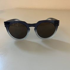 Mens Or Womens / Unisex. Transparent Blue Acetate Sunglasses With Transparent Azure Tinge At The Bottom Of The Front And On The Ends Of The Rods. Never Worn. In Perfect Condition But May Need Some Adjusting To Fit Your Face Evenly (Just Need To Play With The Screw!) Discounting Price For That. Acetate Sunglasses, Sunglasses Accessories, Marc Jacobs, To Play, Screw, Blue Color, Women Accessories, Sunglasses, Women Shopping