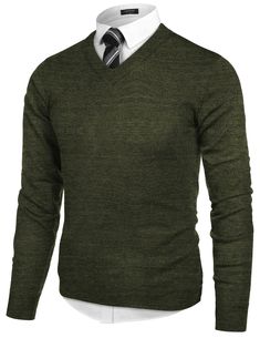 PRICES MAY VARY. Soft Fabric --- The men knitted sweater is made of high-quality polyester, built for durability, and stretch for the utmost comfort in its slim fit design. This men's v neck sweater is a best choice for autumn, winter, spring. Basic Design --- The men slim fit sweater with solid color, long sleeve, v neck is easily dressed up. The fashion pullover sweaters will add a touch of chic style to your off-duty or your office looking. All Matching --- The men's dress sweater is easy to Mens Dress Sweaters, Men Knitted Sweater, Men's V Neck Sweaters, Mens Pullover Sweater, Mock Turtleneck Sweater, Slim Fit Sweater, Henley Shirt Men, Mens Henley, Dress Sweater