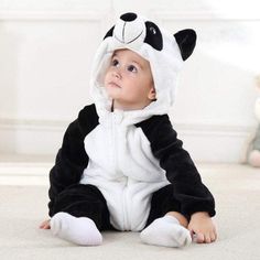 unisex Panda / 18M Animal Cartoon Onesie Halloween Costume Onesie, Baby Animal Costumes, Panda Costumes, Baby Kostüm, Animal Onesie, Halloween Onesie, Baby Soft Skin, Animal Costumes, Baby Rompers