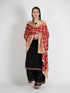 This light weight phulkari dupatta for women by Moda Chales is an exemplary item that are must haves in every women's wardrobe. Ethnic Punjabi handwork, and soft feel add the perfect finishing touch to almost any outfit. It is the ideal fashion accessory for any season, event or occasion! It is lightweight, super soft and easy to carry. 💡 Material- Chiffon 💡 Pattern - Embroidered 💡 Type of Work - Phulkari / Fulkari 🥻 Multicolor Phulkari chunni for Women 💡 Free Size Dupatta that is approx. 2.25 Meters- 2.30 Meters Long and 44 inches wide 💡 Also Called as Bridal Dupatta, fulkari dupatta, handmade phulkari dupatta 💡 Dry Clean Recommended 🎁 Gift Wrap Possible 🎁 Free Shipping and Express Shipping Also Available 🎁 Shipped from Amritsar, Punjab ( India ) 🥻 Moda Chales is a premium bran Multi Dupatta, Indian Dupatta, Bridal Dupatta, Phulkari Dupatta, Types Of Work, Amritsar, Style Expert, Women's Wardrobe, Premium Brands