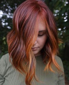 Fall Red Hair, Pumpkin Spice Hair, Honey Blond, Money Piece, Burgundy Hair, Winter Hair Color, Hair Trend