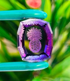 100% Natural Amethyst Pineapple Fantasy Carved, This Beauty hand Engraved Amethyst stone Emerald shape  Loose Gemstone for making Pendant jeweller....,   Gems Name : Natural Amethyst Size : 18.50 x 15.25 x 7.90 mm Weight -: 19 carat Quality : Natural stone Pineapple Carved Quantity : 1 Psc Other Stone https://www.etsy.com/uk/shop/EvergreenGemsStore?section_id=30509571 etsy.com/uk/shop/EvergreenGemsStore?section_id=30509571 Faceted Amethyst Gemstones For Jewelry Making, Faceted Gemstones For Jewelry Making, Unique Faceted Gemstones For Jewelry Making, Unique Purple Gemstones For Jewelry Making, Gem Names, Amethyst Stone, Hand Engraving, Uk Shop, Natural Stone