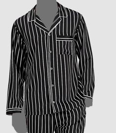 $30 Inc International Concepts Men Black Striped Pajama Top Sleepwear Size XXL Description Notched collar Stripe pattern; patch pocket at left chest Polyester/spandex Machine washable Imported About Us We sell only 100% authentic clothing from new with tags to gently used. We have a 100% authentic or money back guarantee on every item we sell. Items are listed daily so make sure to put us on your favorite! Most of our items come from a nationwide high end dept store. We have been in business for over 10 years selling tens of thousands of designer items. We strive to meet your designer needs at a quality price! Payment Shipping Returns Payment accepted via paypal, credit/debit card. Shipping is usually within 24 hours of purchase (M-F). Super fast service. Tracked delivery. 100% satisfactio Black Cotton Long Sleeve Sleepwear, Black Long Sleeve Cotton Sleepwear, Black Cotton Sleepwear For Home, Black Long Sleeve Sleepwear For Lounging, Striped Pajama, Classic Pajamas, Striped Pyjamas, Mens Stripes, Designer Items