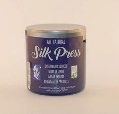 Transition off chemical relaxers without doing the "BIG CHOP" Therapeutically rejuvenate your hair naturally without the use of chemicals. Silk Press promotes healthy growth and repair to spit-ends.  "Get your silky on" AWESOME TO USE ON NATURAL, RELAXED HAIR, WEAVES OR EXTENISIONS”.  Silk Press is an Organically Natur Silk Press Products For Natural Hair, Best Products For Silk Press Natural Hair, Natural Relaxed Hair, Silk Press Products Diy, What Products To Use For Silk Press, How To Maintain A Silk Press, Chemical Relaxer, The Big Chop, Blow Dry Brush