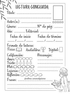 the spanish language worksheet for teaching children to learn how to write and draw