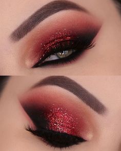 Devil Makeup, Eye Makeup Images, Christmas Eye Makeup, Vampire Makeup