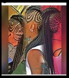 Kickball hair Quick Hair Ideas, Braid For Black Women, Coco Hair, Cornrow Braid Styles